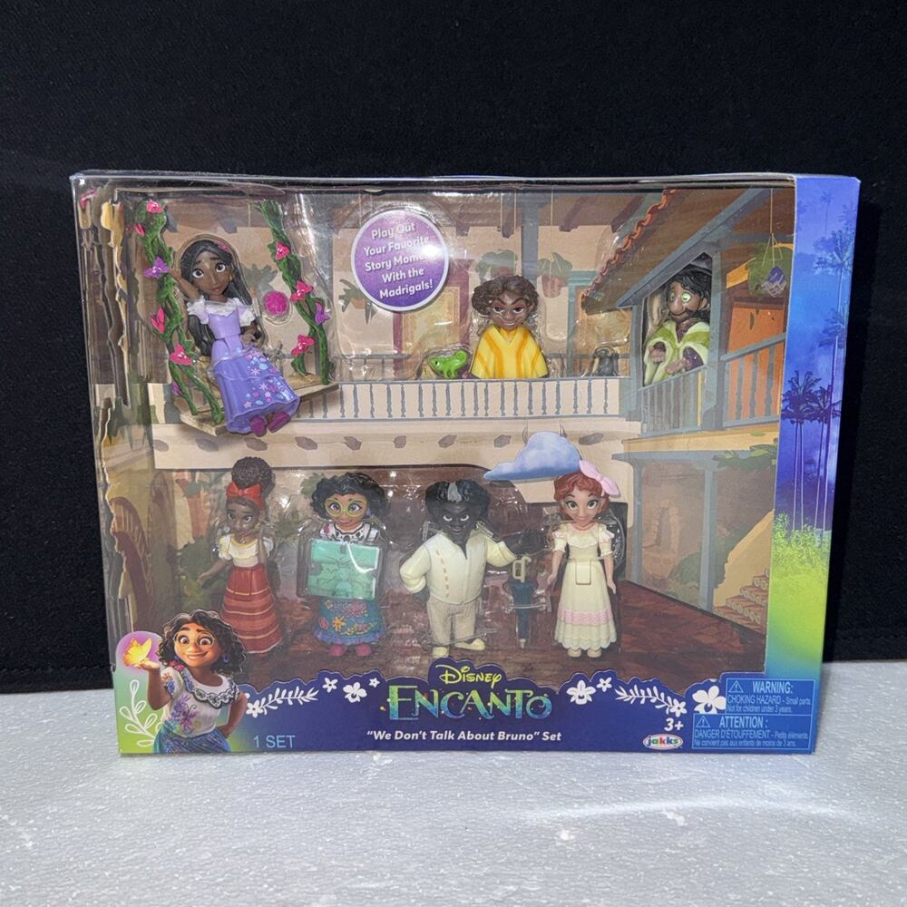 Disney Encanto We Don't Talk About Bruno Small Figure Set Toy New Bad Box